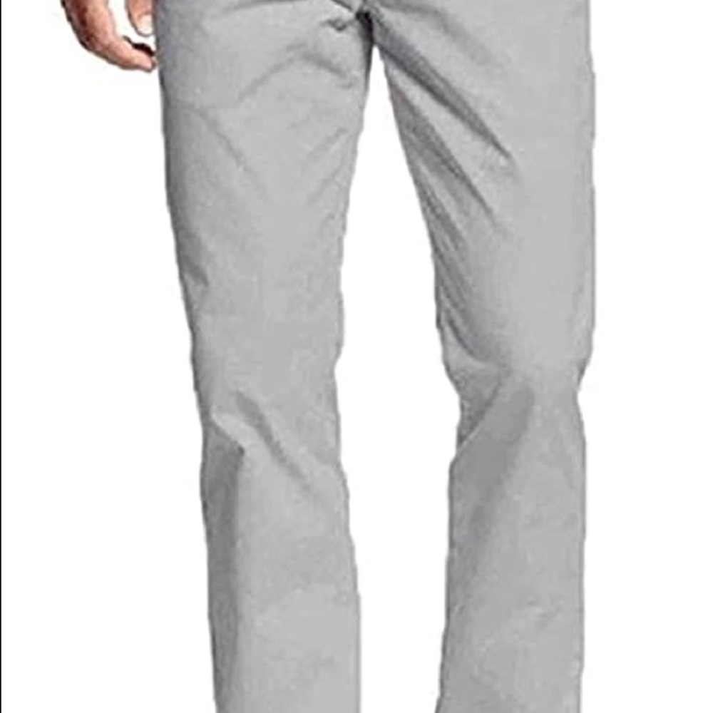 Tommy Hilfiger Chinos Pants 34 waist 30 length Gray Flat Front New with Tags - Picture 7 of 10